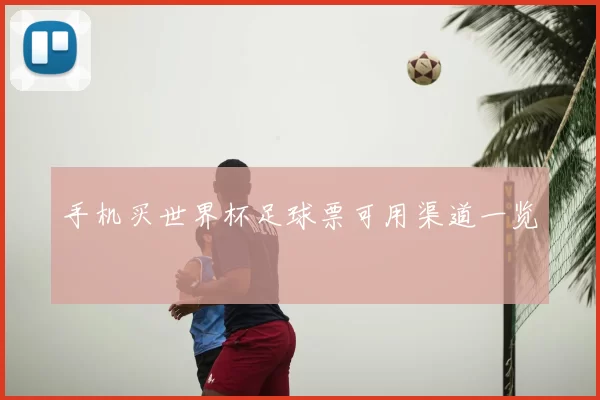 手机买世界杯足球票可用渠道一览