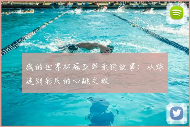 我的世界杯冠亚军竞猜故事:从球迷到彩民的心跳之旅