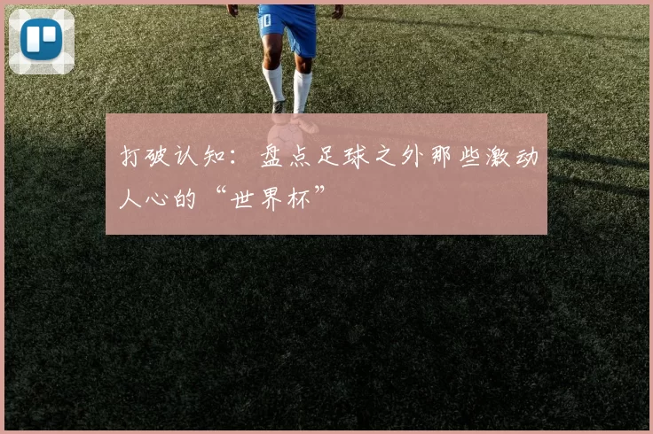 打破认知:盘点足球之外那些激动人心的“世界杯”
