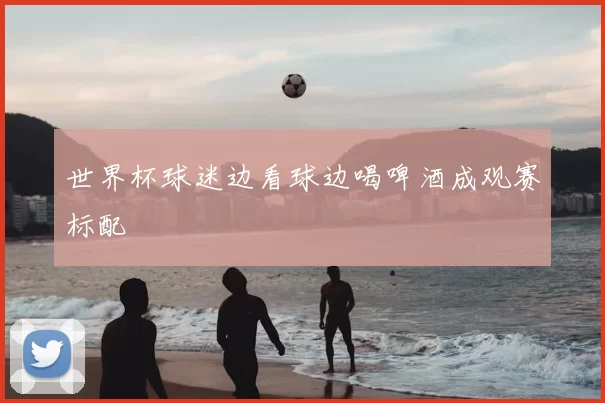 世界杯球迷边看球边喝啤酒成观赛标配
