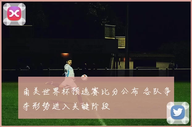 南美世界杯预选赛比分公布 各队争夺形势进入关键阶段